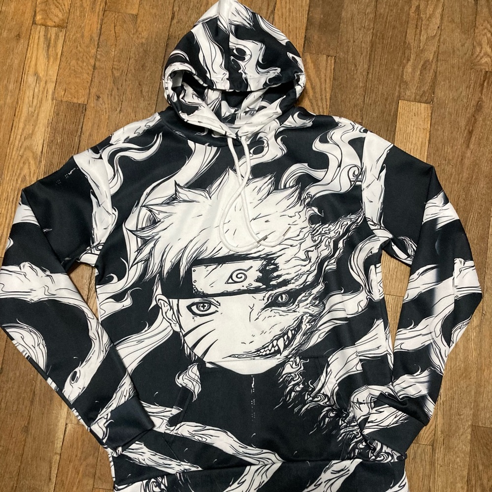 Mens Naurto anime hoodie -fits like a small